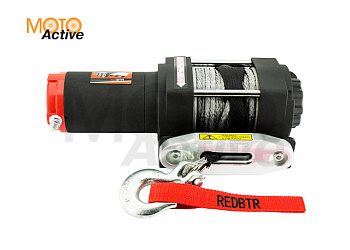 Лебедка ATV серия QUATTRO CRAZY 3.0S (1360 кг), 12V, 153:1, трос синтетика