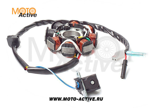 Статор (6 2 катушки) 139QMB 50/80см3