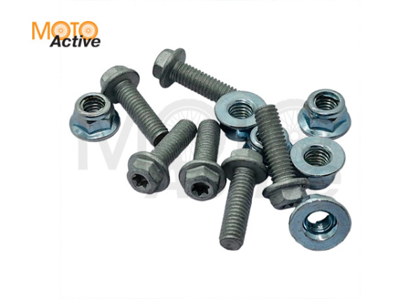 Болт с гайкой крепления тормозного диска перед/зад Agua, CRZ300, Legend, Dyna (компл. 6 шт.)