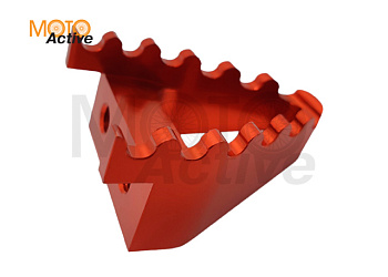 Опорная площадка педали тормоза KAYO питбайк CNC оранжевая