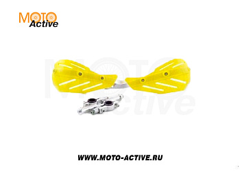 Защита рук (пара) HP15 желтые армированные SM-PARTS