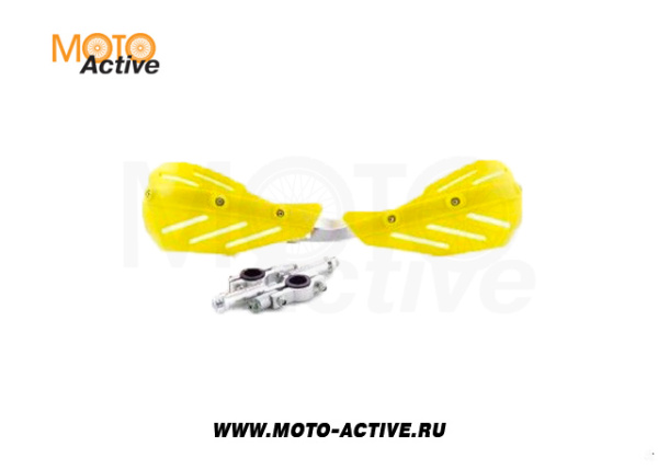 Защита рук (пара) HP15 желтые армированные SM-PARTS