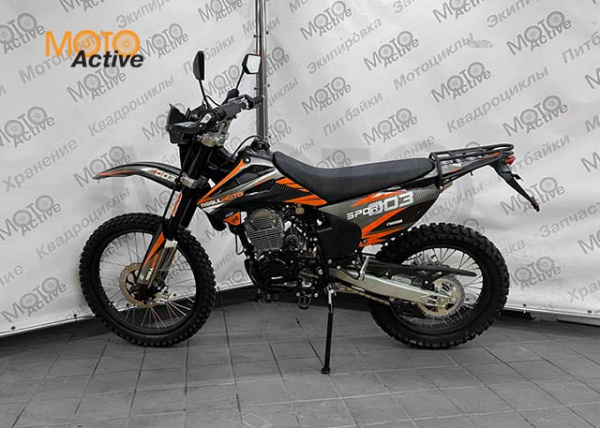 Мотоцикл REGULMOTO Sport-003 PR (балансир, с ПТС))  оранжевый-черный