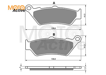 Тормозные колодки GOLD FREN Sintered S3 106 (FA 209)
