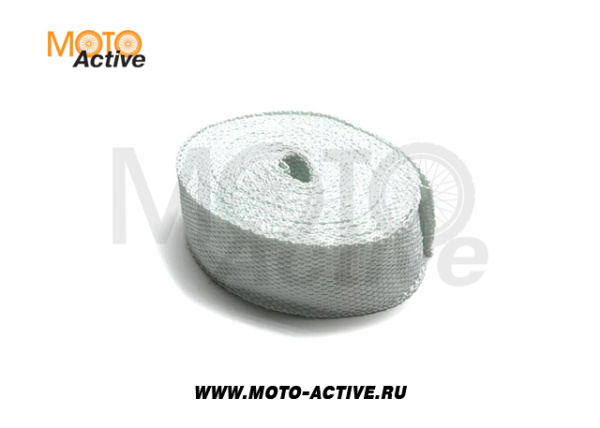 Термолента для выхлопной системы, ширина 5см, темп. до 1500град, цена за 1м  (бухта10м)