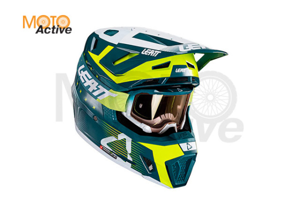 Кроссовый шлем с очками Leatt 7.5 V24 Acid Fuel