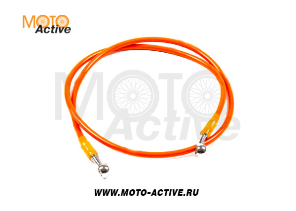 Шланг гидравлический тормозной (армированный) L=1200 d=10мм оранжевый