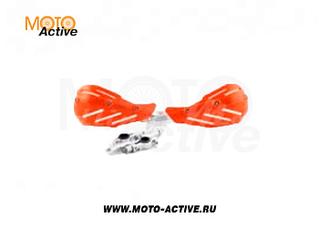 Защита рук (пара) HP15 оранжевые армированные SM-PARTS