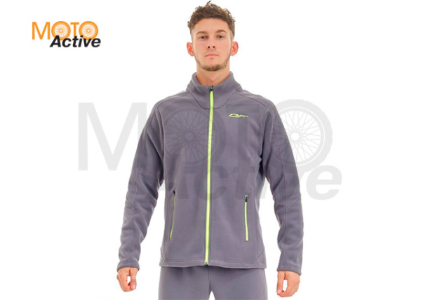 Мужская флисовая кофта Level Gray Lemon (L)