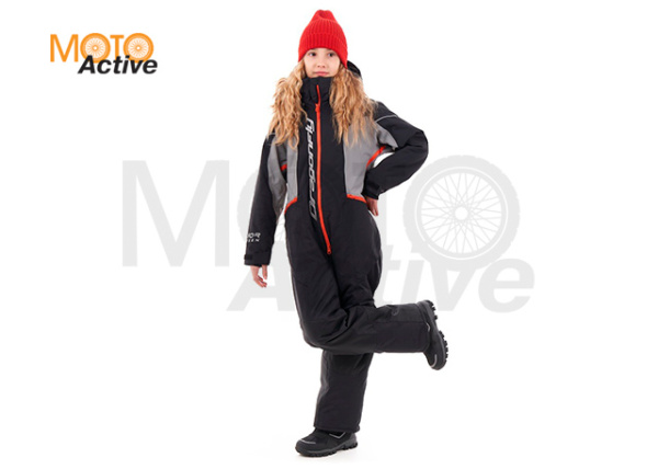 Зимний утепленный комбинезон DF Teenager Gravity Black Gray 2023 (140-146)