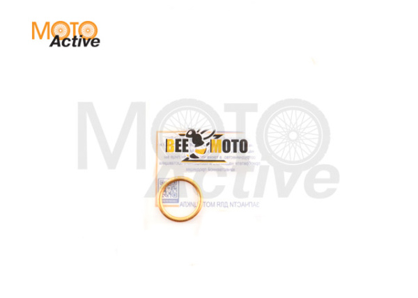 Прокладка глушителя паронитовая Ø34.5/27mm (бронза)"BEEZMOTO"