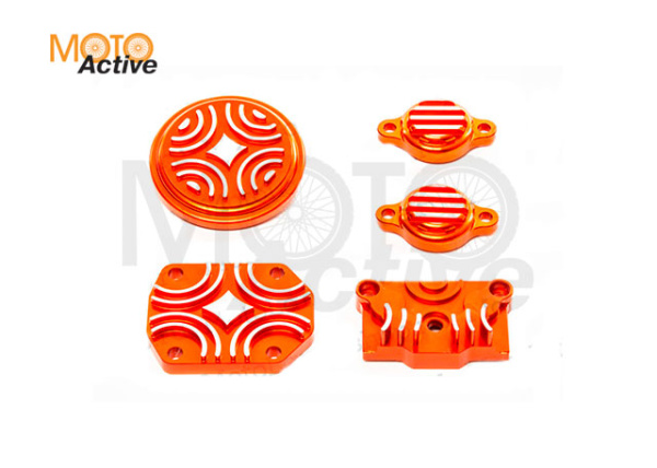 Крышки головки YX150см3 (компл.) CNC оранжевые