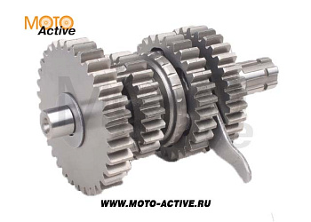 Вал КПП вторичный в сборе двиг. YX150 см3 (WD150) эл.стартер SM-PARTS