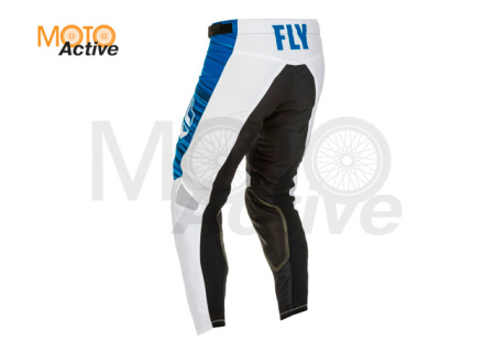 Брюки для мотокросса FLY RACING KINETIC WAVE 2022 белые/синие