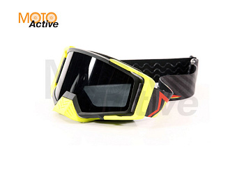 Очки мото ROQVI TWISTER черно-зеленый