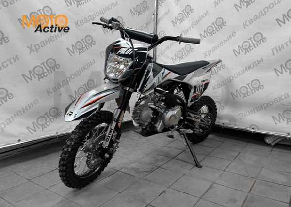 Питбайк Regulmoto PILOT EA 14/12 (полуавтомат КПП) серый-черный