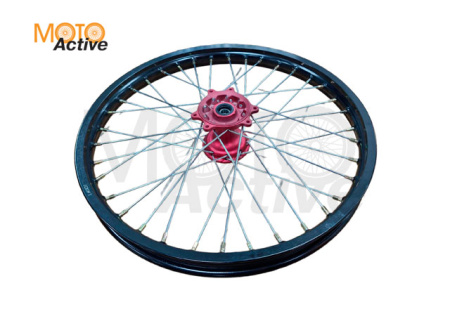 Диск колесный передний Regulmoto ZR, CR-Z 300 (1,60х21"), ось15мм, красный