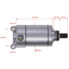 Электростартер двиг. 169FMM (11 зубов) SM-PARTS