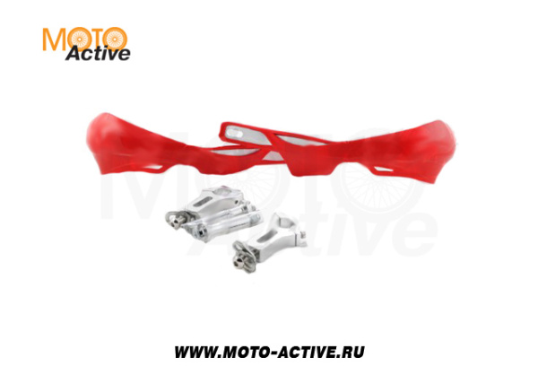 Защита рук (пара) HP03 красные армированные SM-PARTS