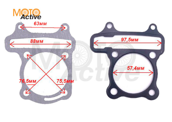 Набор прокладок ЦПГ для двигателя 157QMJ