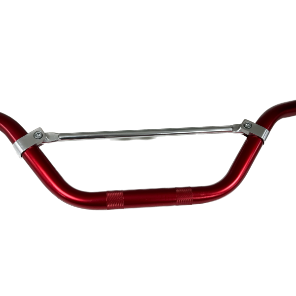 Руль 22мм #3 с перекладиной красный