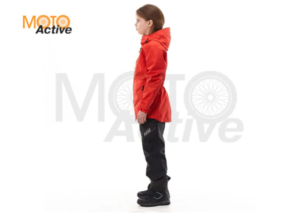 Комплект дождевой (куртка, брюки) EVO FOR TEEN RED (мембрана)