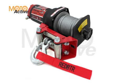 Лебедка "TR" серия "QUATTRO CRAZY" 2,0 12v, 907 кг, мотор 2 kw, 153:1