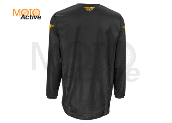 Джерси FLY RACING KINETIC ROCKSTAR 2023, черная/золотая