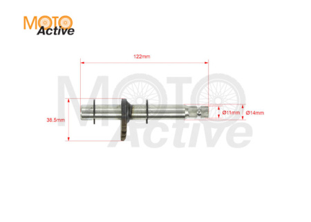 Вал переключения передач двиг. LX162FMK-2 (200 см3, вариатор, задн.ход)
