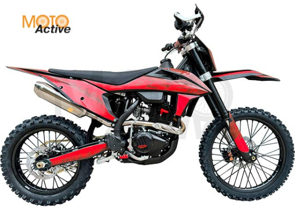 Эндуро / кроссовый мотоцикл BSE T4 Red (ZS172FMM-5)