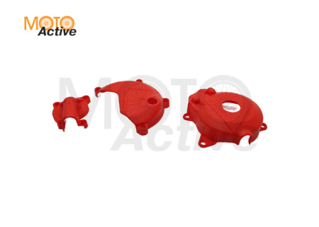 Крышки для защиты двигателя 177MM (NC250) красные OTOM ZS