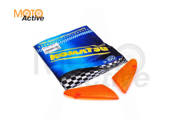 Стекло поворотов перед (пара) Suzuki LET'S 2 "KOMATCU"