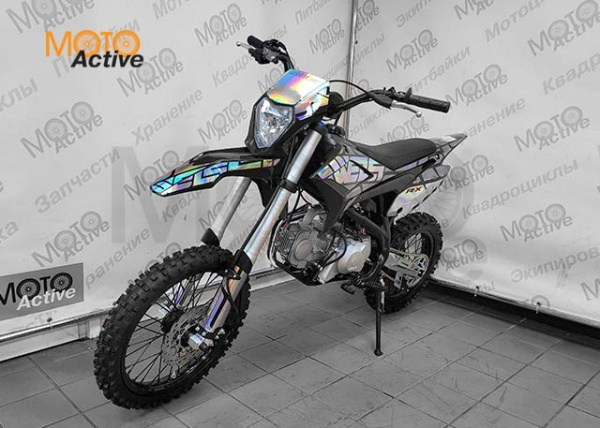 ПитБайк WELS RX 125е 17/14 Черный