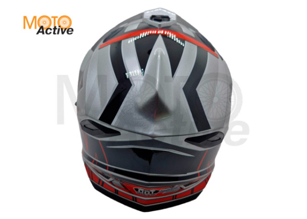 Шлем AiM JK802S Red/Grey/Black