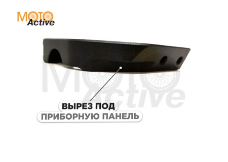 Защита рук и рычагов на руль эндуро FR-MOTO "ХОББИ" (черная)