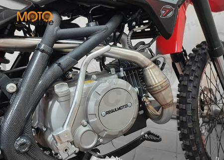 Питбайк Regulmoto SEVEN MEDALIST PRO 19/16 (черный-красный)