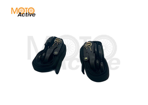 Стяжки для перевозки мотоцикла с петлями ACCEL (черный)