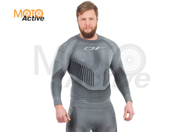 Термофутболка DF 3DThermo Grey с длинный рукавом