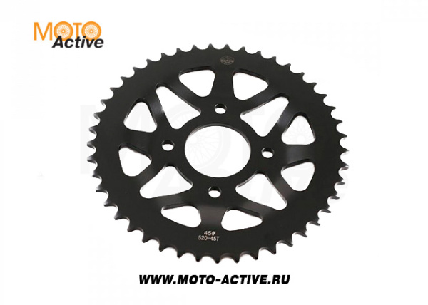 Звезда ведомая 520-45 стальная KAYO K1, K2, T2 520-45 SM-PARTS