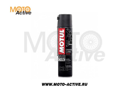 Спрей MOTUL C2 Chain lube ROAD 400ml смазка цепи