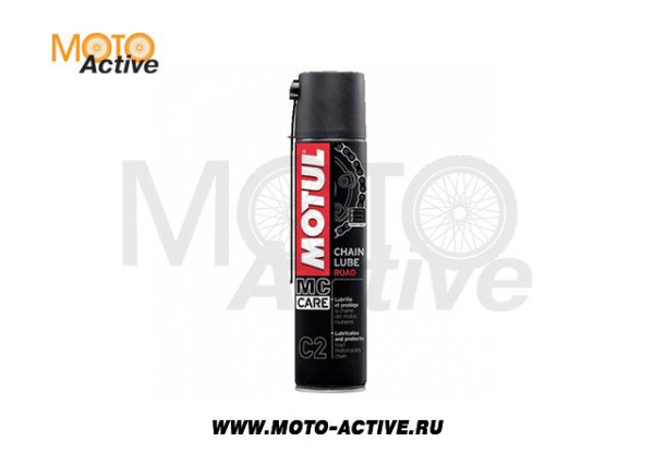 Спрей MOTUL C2 Chain lube ROAD 400ml смазка цепи