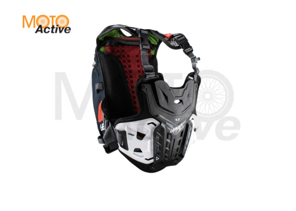 Рюкзак-гидропак защита панцирь Leatt Hydra Chest Protector Moto 4.5 2023 Black/Red