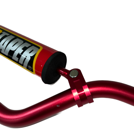 Руль PRO-TAPER алюминевый с перемычкой средний красный