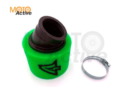 Фильтр воздушный с хомутом D45MM зеленый