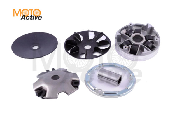 Вариатор Suzuki Lets в сборе (ролики)