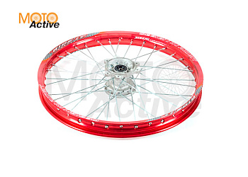 Диск кросс 21" передний алюминий (1,60-R21 d=15mm) красный XR250