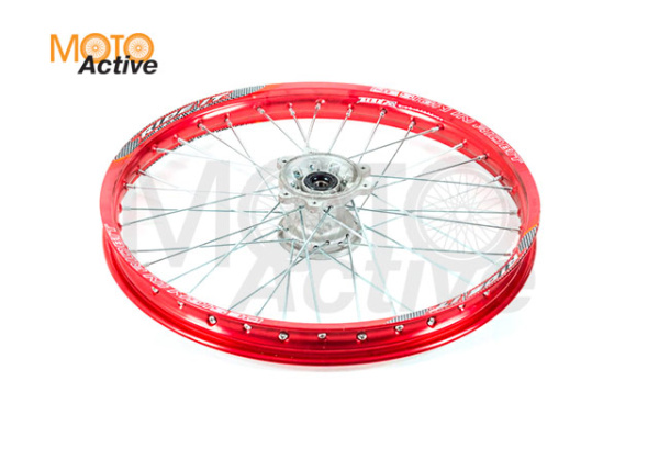 Диск кросс 21" передний алюминий (1,60-R21 d=15mm) красный XR250