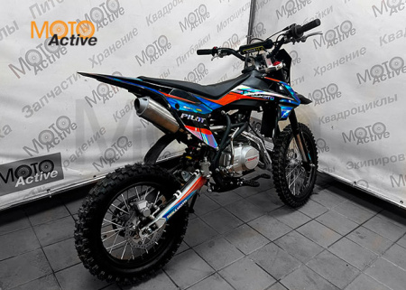 Питбайк Regulmoto PILOT EМ 1714 (механическая КПП) черный-оранжевый