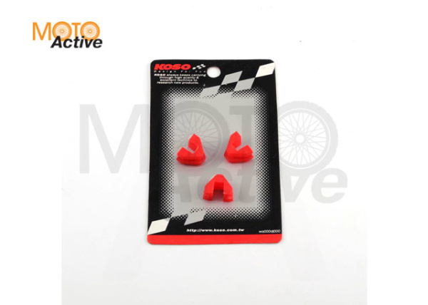 Слайдеры скользители Honda DIO AF34 (тюнинг, красные) (Тайвань) "KOSO"