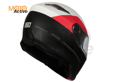 Шлем (модуляр) Origine DELTA Virgin, красный/белый/черный матовый